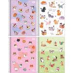 Caderno Universitário Capa Dura Tilibra Hug Me Fofo Gatinho Cachorro - 20, 16, 10 e 1 Matéria