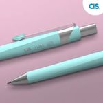 Lapiseira Cis Mint Tom Pastel Corpo Emborrachado 0.7mm - Unidade ou Kit com Grafite