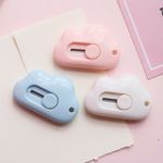 Mini Estilete Fofo Nuvem Tilibra Tom Pastel - Rosa, Azul e Branco