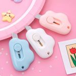 Mini Estilete Fofo Nuvem Tilibra Tom Pastel - Rosa, Azul e Branco