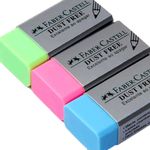 Borracha Técnica Faber Castell Dust Free Não deixa Resíduo