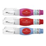 Mini Caneta Corretiva Faber Castell 4ml - Vermelha, Rosa, Azul