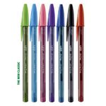 Kit Caneta Bic Ultra Fine Cristal Ponta Fina Agulha 0.7mm - Coloridas