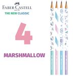Kit Lápis Faber Castell 2B Corpo Decorado Glitter Glitz