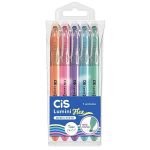 Kit Marca Texto Cis Lumini Flex Ponta Flexível - Tom Pastel e Neon