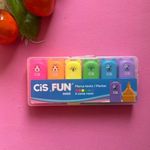 Kit Mini Marca Texto Cis Fun - Fofo Bichinhos Animais Formato Ursinho - Neon e Pastel