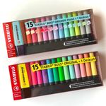 Kit Marca Texto Stabilo Boss - Neon - Tom Pastel - Novas Cores - Completo
