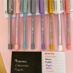 Kit Caneta Gel Cis BPX - Branca, Ouro, Prata, Tons Pastel 1,0mm 0,7mm