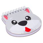 Caderno Fofo BRW Pets Best Friend Pautado Formato Animais - Gatinho e Cachorrinho