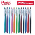 Caneta Pentel Energel Wave Retrátil Ponta Fina Agulha 0,7mm
