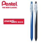 Caneta Pentel Energel Wave Retrátil Ponta Fina Agulha 0,7mm