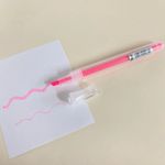 Marca Texto BRW Corpo Transparente Fluorescente - Kit ou Unidade