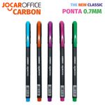 Kit Caneta Jocar Office Carbon Colorida Ponta Fina 0.7mm