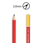Kit Lápis de Madeira Compactor 2B ou HB N°2 - Com ou Sem Borracha