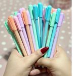Kit Caneta Jocar Office Picnic Colorida Tom Pastel Ponta Fina 0.7mm