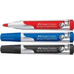 Marcador para Quadro Branco Faber Castell - Azul ou Preto