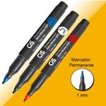 Marcador Permanente Cis Retro Marker Ponta 1.0mm - Kit ou Unidade - Retroprojetor