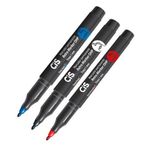Marcador Permanente Cis Retro Marker Ponta 1.0mm - Kit ou Unidade - Retroprojetor