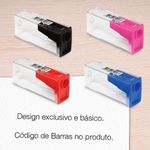 Apontador com Depósito Faber Castell Cores Básicas