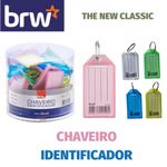 Kit Chaveiro Identificador BRW Colorido com Etiqueta