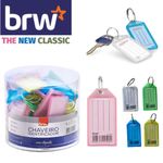 Kit Chaveiro Identificador BRW Colorido com Etiqueta