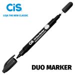 Marcador CIS Duo Marker para CD DVD Duas Pontas - Kit ou Unidade