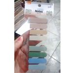 Marcador de Página Adesivo BRW Tons Suaves Relax Flags - 8 Cores - com Suporte para Fichário