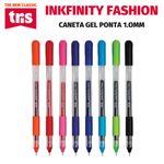 Kit Caneta em Gel Tris Inkfinity Glitter Fashion Tom Pastel Metálicas  Coloridas - Ponta 1mm