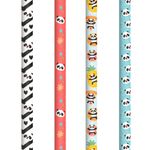 Kit Lápis Leo&Leo HB Panda Fofo