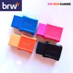 Borracha BRW Neon com Capa Plástica Protetora - Colorida - Kit ou Unidade