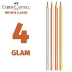 Kit Lápis Faber Castell 2B - Tom Pastel, Neon, Metálico, Max Color e Glam
