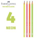 Kit Lápis Faber Castell 2B - Tom Pastel, Neon, Metálico, Max Color e Glam