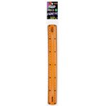 Régua Flexível BRW 30cm - Verde, Rosa, Azul ou Laranja