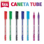 Kit Caneta Tris Tube Ponta 1mm Coloridas