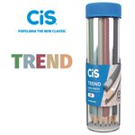 Kit Lápis Cis Trend Luxo 2B Cores Soft