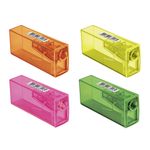 Apontador com Depósito Faber Castell Neon