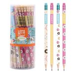 Kit Lápis Leo&Leo HB Donut Fofo Tom Pastel