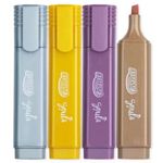 Caneta Marca Texto Metalizado Cores Metálicas BRW - Coleção Completa - Kit ou Unidade