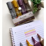 Caneta Marca Texto Metalizado Cores Metálicas BRW - Coleção Completa - Kit ou Unidade
