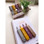 Caneta Marca Texto Metalizado Cores Metálicas BRW - Coleção Completa - Kit ou Unidade
