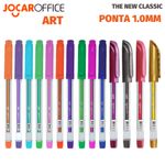 Kit Caneta Gel Jocar Office ART Ponta Média 1.0mm - Tom Pastel, Glitter ou Neon