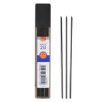 Grafite BRW 2.0mm 2B para lapiseira - Estojo com 6 unidades