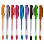Kit Caneta Gel Brilho e Neon Jocar Office Ponta 1.0mm