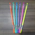Kit Caneta Goller Striples XL Corpo Longo Tom Pastel, Neon ou Tradicionais - Coloridas (Estilo Spiro)