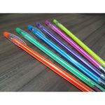 Kit Caneta Goller Striples XL Corpo Longo Tom Pastel, Neon ou Tradicionais - Coloridas (Estilo Spiro)