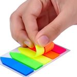 Marcador de Página BRW Seta ou Bandeira 125 Folhas Coloridas