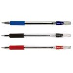 Caneta Pilot BP-S Grip Ponta Fina Aço Inox 0.7mm - Super Macia - Azul ou Preta