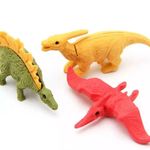 Borracha BRW Dinossauro Fofa Divertida Raptors
