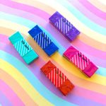 Borracha Cis Spiro - Azul, Rosa, Lilás, Verde e Vermelha Fofa - Kit ou unidade