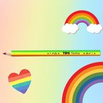 Lápis Rainbow Arco-Íris Tris Jumbo Super Macio - Tradicional, Pastel, Neon, Metálico